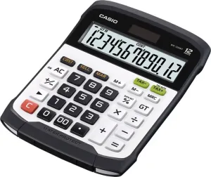 Casio WD-320MT stolní kalkulačka stříbrnočerná Displej (počet míst): 12 solární napájení, na baterii (š x v x h) 145 x 36 x 195 mm
