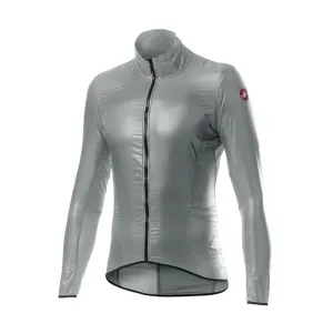 CASTELLI Cyklistická větruodolná bunda - ARIA SHELL - šedá XL #4908641