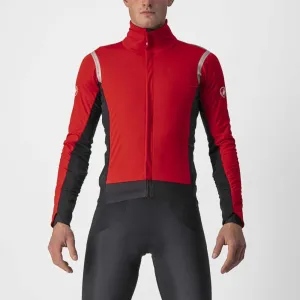 CASTELLI Cyklistická zateplená bunda - ALPHA RoS 2 - červená 2XL