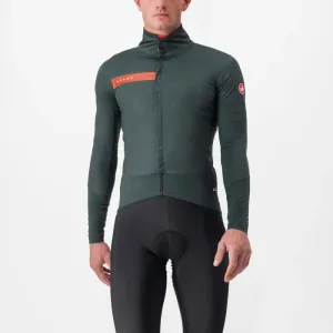 CASTELLI Cyklistická zateplená bunda - BETA RoS - zelená M
