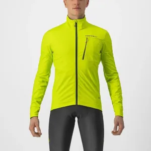 CASTELLI Cyklistická zateplená bunda - GO - světle zelená #4905492