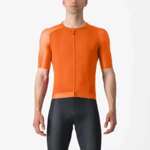 CASTELLI Cyklistický dres s krátkým rukávem - AERO RACE 7.0 - oranžová L