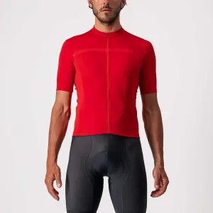 CASTELLI Cyklistický dres s krátkým rukávem - CLASSIFICA - červená 2XL