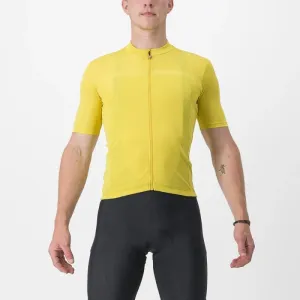 CASTELLI Cyklistický dres s krátkým rukávem - CLASSIFICA - žlutá XL