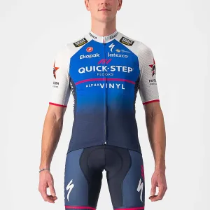 CASTELLI Cyklistický dres s krátkým rukávem - dres - duhová/bílá/modrá 2XL