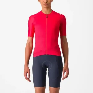 CASTELLI Cyklistický dres s krátkým rukávem - ESPRESSO W - červená S