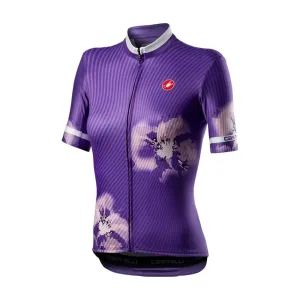 CASTELLI Cyklistický dres s krátkým rukávem - PRIMAVERA - fialová L