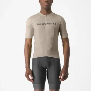 CASTELLI Cyklistický dres s krátkým rukávem - PROLOGO LITE - béžová 2XL