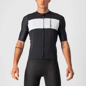 CASTELLI Cyklistický dres s krátkým rukávem - PROLOGO VII - šedá/černá/béžová 3XL #2516196