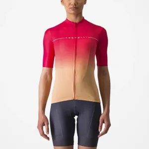 CASTELLI Cyklistický dres s krátkým rukávem - SALITA - červená S