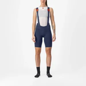 CASTELLI Cyklistické kalhoty krátké s laclem - PREMIO BLACK - modrá S #4878548