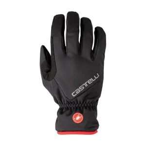 CASTELLI Cyklistické rukavice dlouhoprsté - ENTRATA THERMAL - černá XS