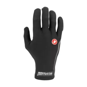 CASTELLI Cyklistické rukavice dlouhoprsté - PERFETTO LIGHT - černá #4905388