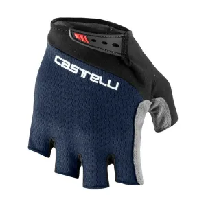 CASTELLI Cyklistické rukavice krátkoprsté - ENTRATA V - modrá M #2514077