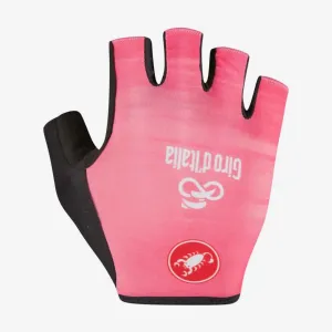 CASTELLI Cyklistické rukavice krátkoprsté - GIRO D'ITALIA 2024 - růžová XL