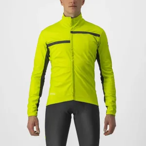 CASTELLI Cyklistická zateplená bunda - TRANSITION 2 - žlutá 2XL #2520455
