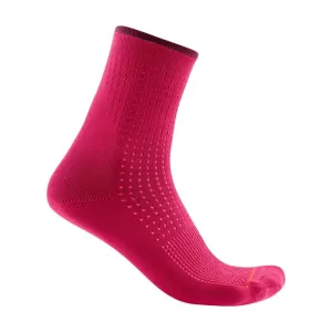 CASTELLI Cyklistické ponožky klasické - PREMIO - červená #4905371
