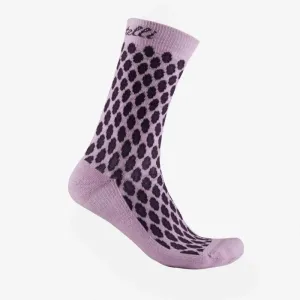 CASTELLI Cyklistické ponožky klasické - SFIDA 13 - fialová