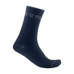CASTELLI Cyklistické ponožky klasické - DISTANZA 20 - modrá #4905363