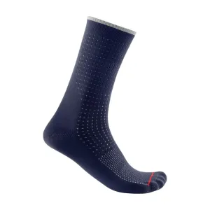 CASTELLI Cyklistické ponožky klasické - PREMIO - modrá #4905288