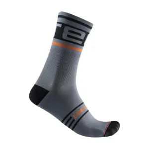 CASTELLI Cyklistické ponožky klasické - PROLOGO 15 - modrá S-M #4875463