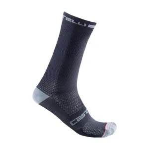CASTELLI Cyklistické ponožky klasické - SUPERLEGGERA T 18 - modrá S-M #4875327
