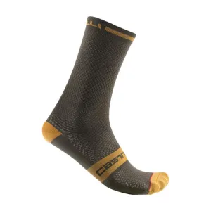 CASTELLI Cyklistické ponožky klasické - SUPERLEGGERA T 18 - zelená 2XL #4875422