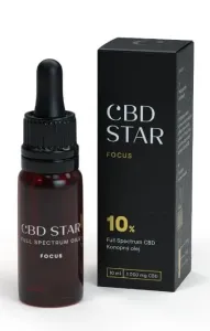 CBD STAR CBD “FOCUS” OLEJ – 10% CBD 10 ml