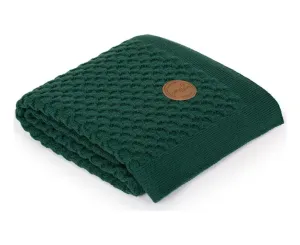 CEBA deka pletená v dárkovém balení vlny Emerald, 90 × 90 cm
