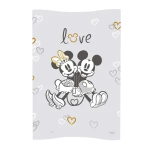 CEBA BABY přebalovací podložka měkká Cosy 50 × 70 cm, Disney Minnie & Mickey Grey