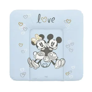 CEBA BABY přebalovací podložka měkká na komodu 75 × 72 cm, Disney Minnie & Mickey Blue