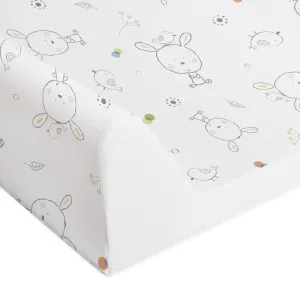 CEBA - Podložka přebalovací 2-hranná s pevnou deskou (50x70) Comfort Dream tečkami bílá
