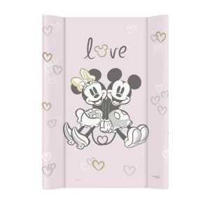 CEBA BABY přebalovací podložka s pevnou deskou Comfort 50 × 70 cm, Disney Minnie & Mickey Pink