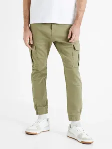 Celio Cokit4 Kalhoty Zelená