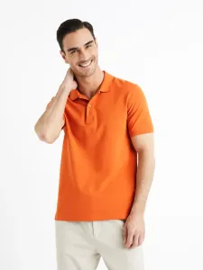 Celio Teone Polo triko Oranžová #5069948