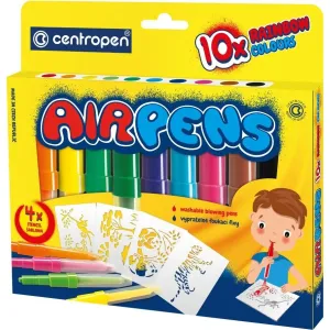 CENTROPEN Air Pens 1500, foukací, Rainbow, balení 10 ks