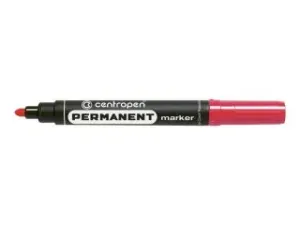 Značkovač Centropen 8566 permanent červený 2,5mm