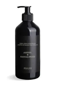 Cereria Mollá Parfemované tekuté mýdlo Amber & Sandalwood, 500 ml, černá HW37