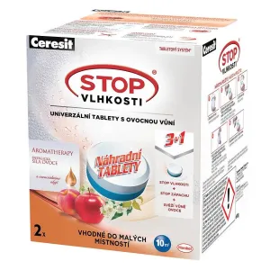 CERESIT Stop Vlhkosti Micro 3v1 energické ovoce náhradní tablety 2 x 300 g