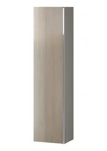 CERSANIT Nábytkový sloupek VIRGO šedý dub s chromovou úchytkou S522-034