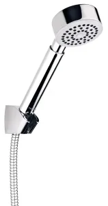 CERSANIT Sprchová souprava s bodovým držákem ATON, 1 funkční, průměr ruční sprchy 8cm, kovová hadice dlouhá 150cm, s bodovým držákem a montážní sadou S951-024