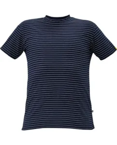 Cerva Antistatické tričko s krátkým rukávem NOYO ESD - Tmavě modrá | S