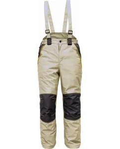 Cerva Zimní pracovní kalhoty CREMORNE - Světlá olivová | L