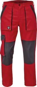 Cerva MAX NEO Kalhoty pracovní do pasu červená  60
