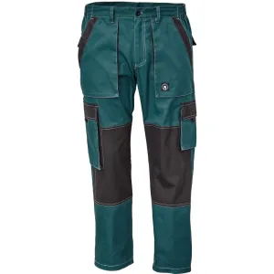 Cerva Pánské pracovní kalhoty MAX SUMMER - Zelená / černá | 44