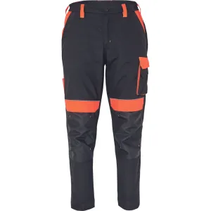 Červa MAX VIVO Pracovní kalhoty do pasu černo / oranžové 03520085C10 #4640022