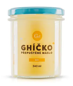 České ghíčko BIO Přepuštěné máslo 340 ml