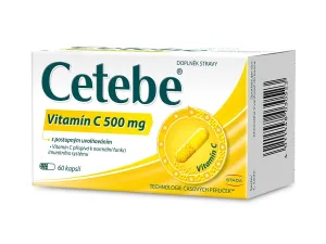 Cetebe Vitamin C 500 mg s postupným uvolňováním 60 kapslí