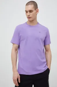 Bavlněné tričko Champion fialová barva #5552300