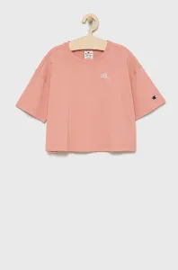 Dětské bavlněné tričko Champion 404337 růžová barva #6095212